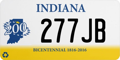 IN license plate 277JB