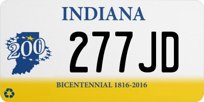 IN license plate 277JD