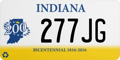 IN license plate 277JG