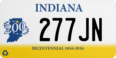 IN license plate 277JN