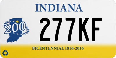 IN license plate 277KF