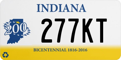 IN license plate 277KT