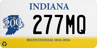 IN license plate 277MQ