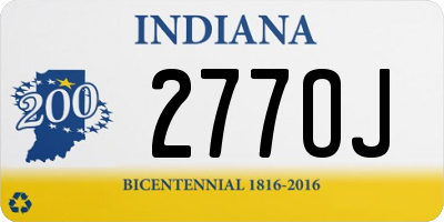 IN license plate 277OJ