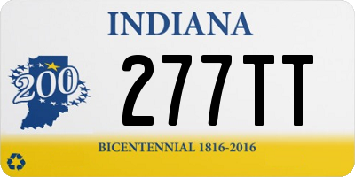 IN license plate 277TT