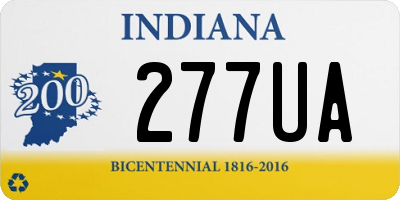 IN license plate 277UA