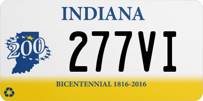 IN license plate 277VI