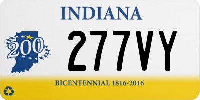IN license plate 277VY