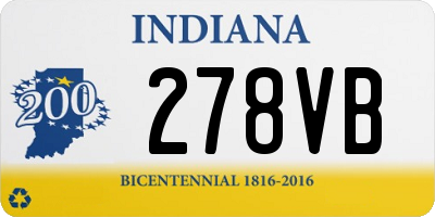 IN license plate 278VB