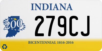 IN license plate 279CJ