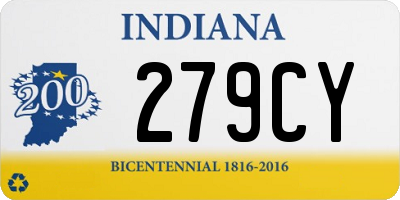 IN license plate 279CY
