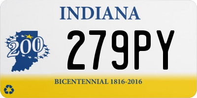 IN license plate 279PY