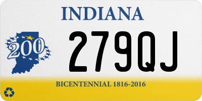 IN license plate 279QJ