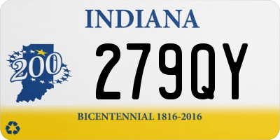 IN license plate 279QY