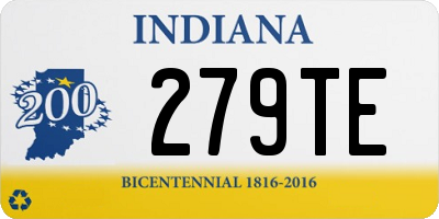 IN license plate 279TE