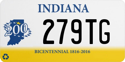 IN license plate 279TG