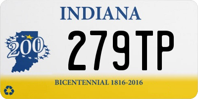 IN license plate 279TP