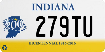 IN license plate 279TU