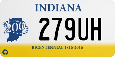 IN license plate 279UH