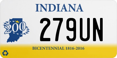 IN license plate 279UN