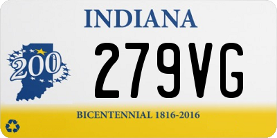 IN license plate 279VG