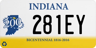 IN license plate 281EY