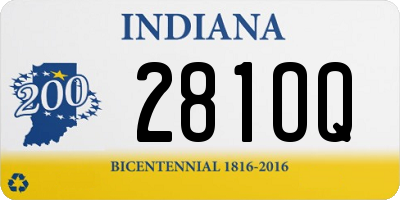 IN license plate 281OQ