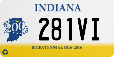 IN license plate 281VI