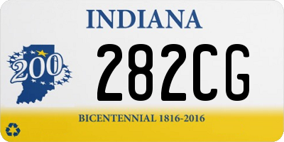 IN license plate 282CG