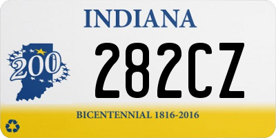 IN license plate 282CZ