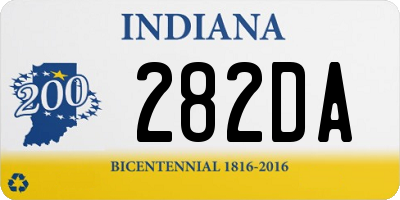 IN license plate 282DA