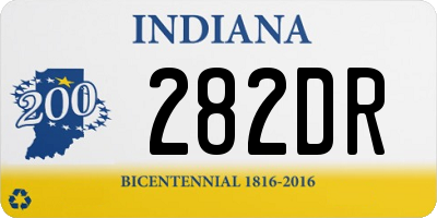 IN license plate 282DR