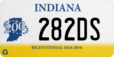 IN license plate 282DS