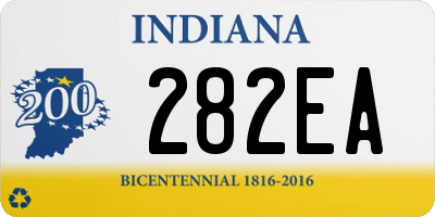 IN license plate 282EA