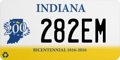 IN license plate 282EM