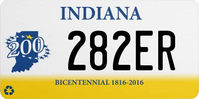IN license plate 282ER