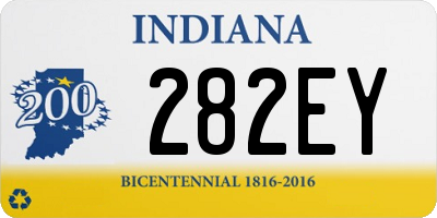 IN license plate 282EY