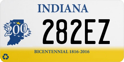 IN license plate 282EZ