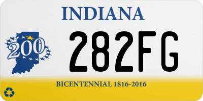 IN license plate 282FG