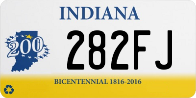 IN license plate 282FJ