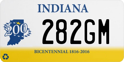 IN license plate 282GM