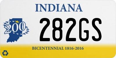 IN license plate 282GS