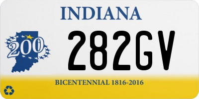 IN license plate 282GV