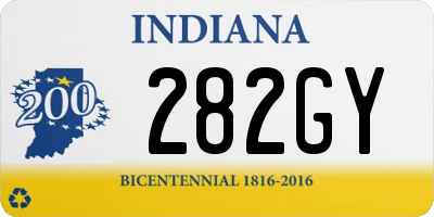 IN license plate 282GY