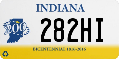 IN license plate 282HI