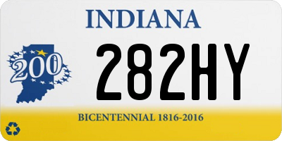 IN license plate 282HY