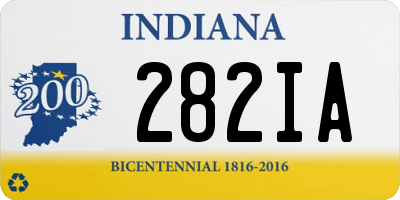 IN license plate 282IA