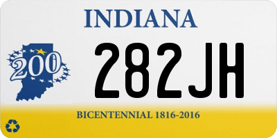 IN license plate 282JH