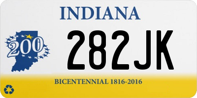 IN license plate 282JK