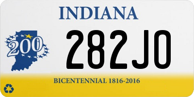 IN license plate 282JO